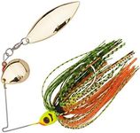 BOOYAH Blade Spinner-Bait Bass Fishing Lure, Perch, Tandem (1/4 oz)