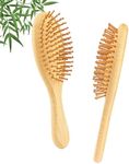 YUNAI Bamboo Paddle Wooden Hair Bru