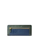 Hidesign womens EE LIBRA WI RF One size M Blue Emer I Bi-fold Wallet