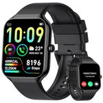 Smart Watch for Men Women Answer/Make Calls, 1.96" HD Fitness Watch with Heart Rate Monitor Sleep Monitor, 113+ Sports Activity Trackers with Step Counter, IP68 Waterproof, Smartwatch for Android/iOS