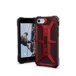 URBAN ARMOR GEAR UAG Designed for iPhone SE (2022) Case [4.7-inch Screen] Rugged Lightweight Slim Shockproof Premium Monarch Protective Cover, Crimson