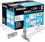 TOGGLER SNAPTOGGLE BE Toggle Anchor, Zinc-Plated Steel Channel, Made in US, 3/8" to 2-1/2" Grip Range, For 5/16"-18 UNC Fastener Size (Pack of 25)