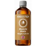 Freestep Muscle Mate | Conditioning Oil for Horses Weight Gain, Topline Support & Muscle Builder | Rice Bran Oil for Horses | 1,200 mg Gamma Oryzanol per 15 ml | Non-Heating Daily Feed