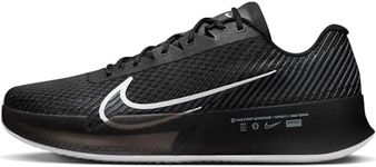 Nike Men's M Zoom Vapor 11 Cly Tennis Shoes, Black/White/Anthracite, 8.5 US