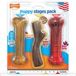 Nylabone 73085222: Puppy Chew Stages Triple Chew Toy Pack, Md 3Ct