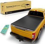 YHTAUTO Soft Roll-up Truck Bed Tonneau Cover w/Auto Locking Function Compatible with Toyota Tundra 2022 2023 2024, All Weather Truck Bed Cover, 5'6" Bed(66.7") ONLY