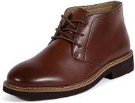 Deer Stags Boy's Nick Chukka Boot, Dark Luggage, 1 Little Kid