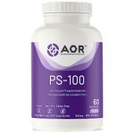 AOR - PS-100 Phosphatidylserine 100mg, 60 Capsules - Phosphatidylserine Supplement for Memory Health, Concentration Supplements & Cognitive Supplement - Brain Support Supplements for Memory and Focus