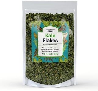 Unpretentious Kale Flakes (1 lb) Dehydrated Vegetable Flakes For Soups, Shakes, Casseroles, Pastas, Salads