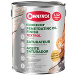 OWATROL – TEXTROL – Colorless Tint - Saturator Wood Outdoor Based on Natural Plant Oils for Cottages Barriers Sheds Outdoor Wood Cladding – Wood Terrace Oil – 5 L