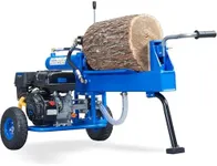 Mutaomay 20 Ton Portable Gas Log Splitter, 7HP Engine Wood Splitter with Rapid Auto Return Hydraulic Pump, Horizontal Full Beam Steel Wedge, Max Splitting Size 21" x 16.5", for Firewood, Forestry Use