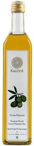 KAIZER Ultra Premium Spanish Olive Cold Pressed Oil, Extra Virgin & Unprocessed, 750 ml
