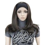 Lydell Long Straight Wave Headband Synthetic Wigs (Chestnut Brown)