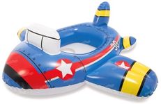 Zest 4 Toyz Pool Party Swimming Rings for Kids Inflatable Ring Plane Swim Learning Float Tube for 3+ Years Girls and Boys (Dark Blue)