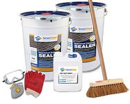 Smartseal Imprinted Concrete DIY Kit - Transform & Protect - Imprint DIY Kit - Medium - With sealer to cover 70-130m² of patterned, stamped concrete with a Silk finish