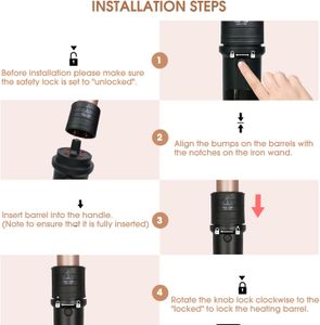 janelove 6-in-1 Hair Curler