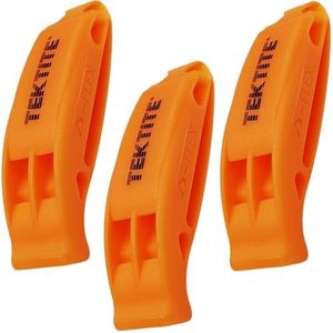 TEKTITE Boating & Scuba Survival Loud Emergency Whistles - 3 Pack