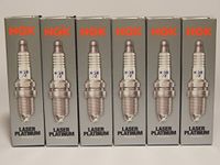 NGK 6pc - Laser Platinum Spark Plugs Stock 4288 Nickel Core Tip Standard 0.032in PLKR7A