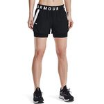 Under Armour Womens 2in1 Performance Shorts Black 12 (M)