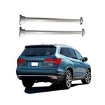 ROKIOTOEX Roof Rack Crossbars Fits 2016-2022 Honda Pilot with Factory Flush Roof Rails Cross Bars Cargo Bag Luggage Kayak Carrier Aluminum Silver