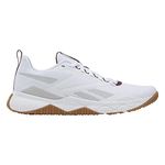 Reebok Training Core Footwear Men's Nfx Trainer Shoes Ftwr White/Steely Fog F23/Classic Maroon F23, Size 10.5