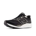 New Balance Women's Fresh Foam 680 V8 Running Shoe, Black/Light Gold Metallic/Black Metallic, 9 M