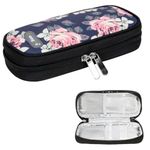 YOUSHARES Small Insulin Cool Bag Diabetic Organizer Portable Travel Cooler Case for Insulin Pens and Insulin Medicine (Flower)