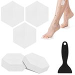 BetterJonny Anti Slip Bathtub Strips, 36 PCS Transparent Adhesive Shower Sticker for Bathtub Non-Slip Strip Stickers Anti Skid Tape Flooring Safety Tape Mat with Scraper for Bath Shower