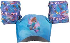 SwimWays The Little Mermaid Swim Trainer, US Coast Guard Approved Life Vest Kids Swim Vest, Arm Floaties & Life Jackets for Kids 33-55 lbs