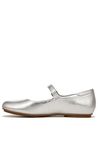 Naturalizer Maxwell - MJ Mary Jane Flat Walking Shoes for All-Day Comfort Medium Fit Silver UK 4