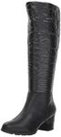 Jambu Women's Mayfair Water Resistant Knee High Boot, Black, 6 M US