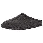 HAFLINGER Women's AS Slipper,Grey,44 EU (Women's 13 M US/Men's 11 D US)