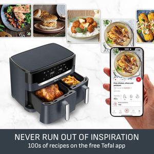 Tefal XXL Dual Air Fryer 11L – Large Capacity Healthy Frying