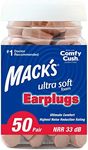 Mack's Ultra Soft Foam Earplugs, 50