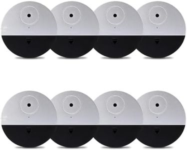 Glass Break Sensor, 125DB Loud Window Vibration Alarm for Home Security, Easy to Install Burglar Alarm for Indoor Home, Office, Store, RV, 8 Pack