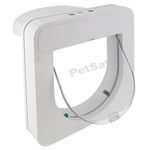 PetSafe Petporte Smart Flap Microchip Cat Door, Battery Operated or Main Power Supply, Easy Install, Customised Timer Feature, For Cats Up To 7kg