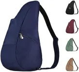 AmeriBag Medium Classic Microfiber Healthy Back Bag, Navy