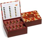 Tea Forte Warming Joy Holiday Tea Chest with 40 Handcrafted Pyramid Tea Infusers