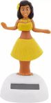 Voila Solar Powered Dancing Hula Girl for Car Dashboard Decoration Yellow