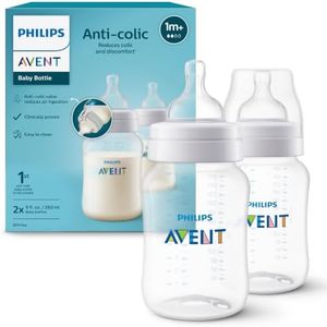 Philips Avent Anti-Colic Baby Feeding Bottles | 9oz/260ml - Pack of 2 | SCY103/20