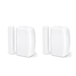 THIRDREALITY Zigbee Contact Sensor 2 Pack, Door and Window Sensor for Home Security and Smart Home Automation, Works with Build-in Zigbee Hub,hub Required.