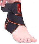 Ankle Brace Support for Women Men,Adjustable Compression 3 in 1 Ankle Straps,One Size Fits All