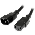 StarTech.com PXT1001410 10-Feet 14 AWG Computer Power Cord Extension - C14 to C13