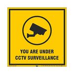 Mr. Safe - You Are Under CCTV Surveillance PVC Sticker 8 inch X 8 inch