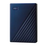 Western Digital 4TB My Passport for Mac Portable External Hard Drive - Blue, USB-C/USB-A - WDBA2F0040BBL-WESN