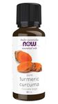 NOW Essential Oils, Tumeric Essential Oil, Soothing, Uplifting, Balancing, 100% Pure, Child-Resistant Cap, 30mL
