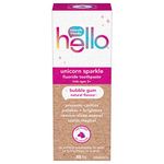 hello Kids Fluoride Toothpaste, Vegan and Sls Free, Unicorn Sparkle, Natural Bubble Gum, 88 mL