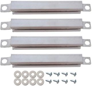 BBQSAVIOR CO62 Barbecue Grill Parts Stainless Steel BBQ Crossover Tube, Burner Carryover Tube for Charbroil, Kenmore, Master Chef and Other Gas Grills, 6 3/8 inch, 4-Pack