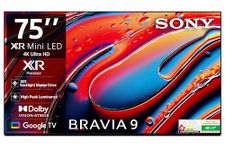 Sony BRAVIA 9 Series 189 cm (75 inches) 4K Ultra HD AI Smart Mini LED Google TV K-75XR90 (Black)