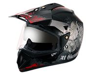 VEGA Off Road D/V Gangster Black Red Helmet-L Vega Off Road D/V Gangster Black Red Helmet-L